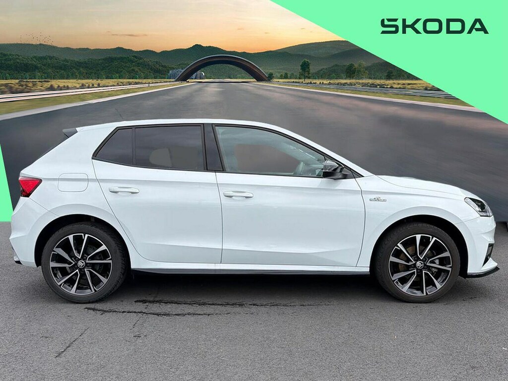 Skoda Fabia 1.0 Tsi Monte Carlo Hatchback Eu White #3