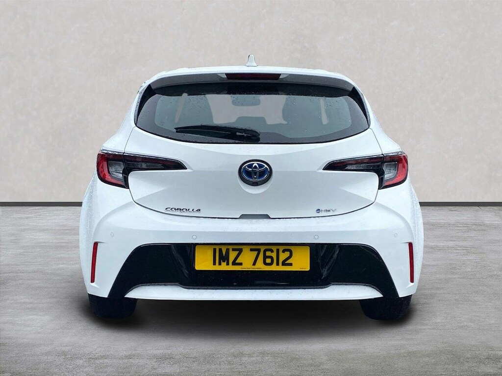 Toyota Corolla 1.8 Vvt-h Icon Hatchback Hybrid Cvt Eur White #4