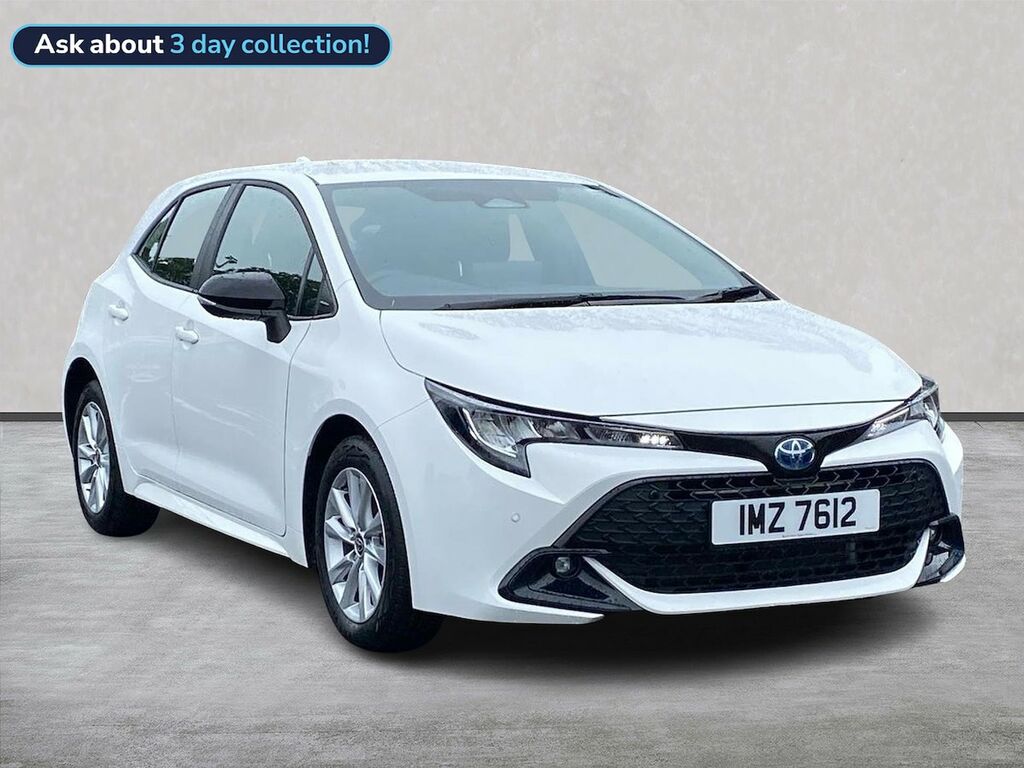 Toyota Corolla 1.8 Vvt-h Icon Hatchback Hybrid Cvt Eur White
