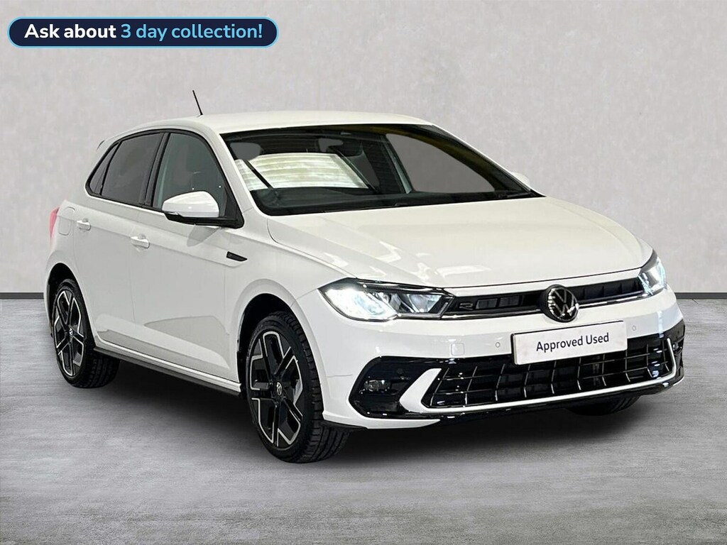 Volkswagen Polo 1.0 Tsi R-line Hatchback Dsg Euro 6 S White