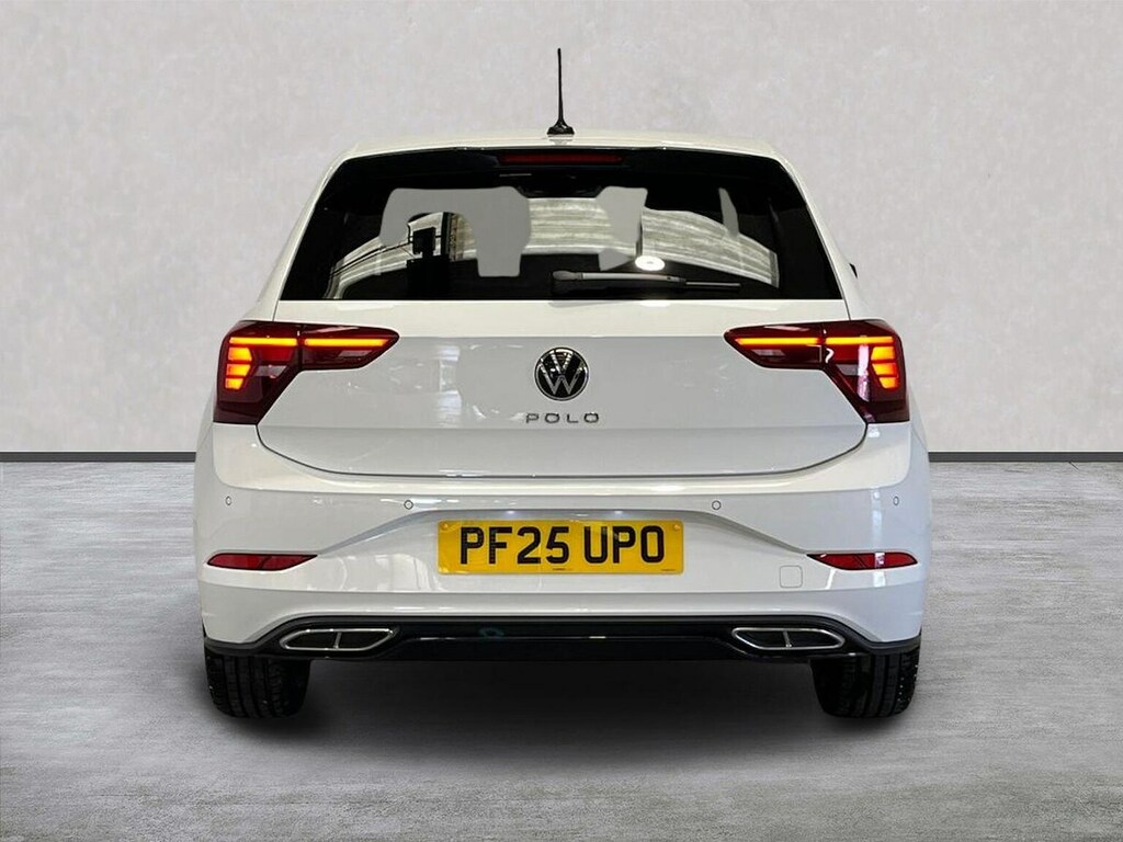 Volkswagen Polo 1.0 Tsi R-line Hatchback Dsg Euro 6 S White #4