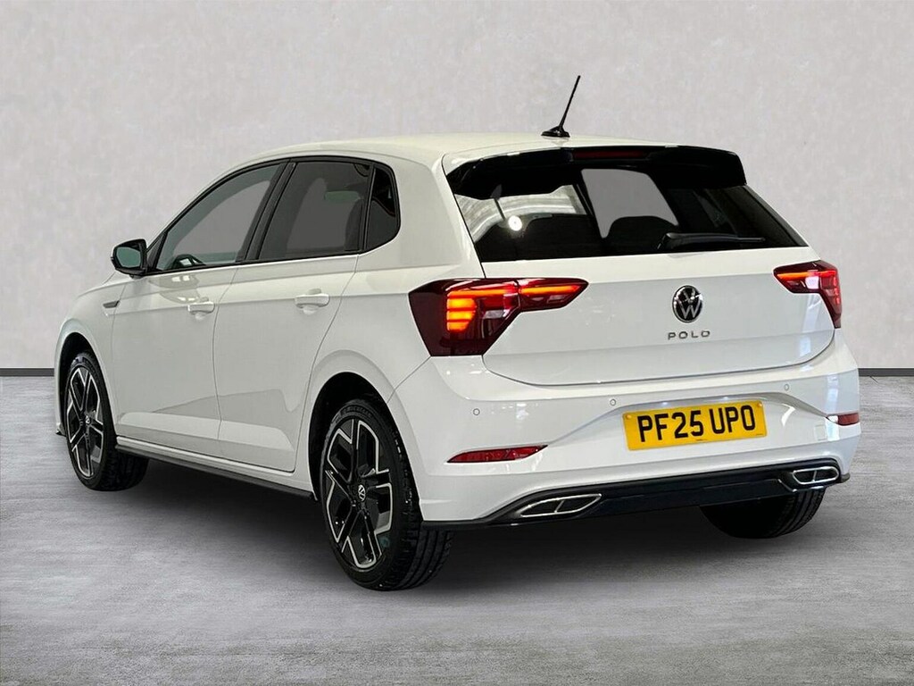 Volkswagen Polo 1.0 Tsi R-line Hatchback Dsg Euro 6 S White #2