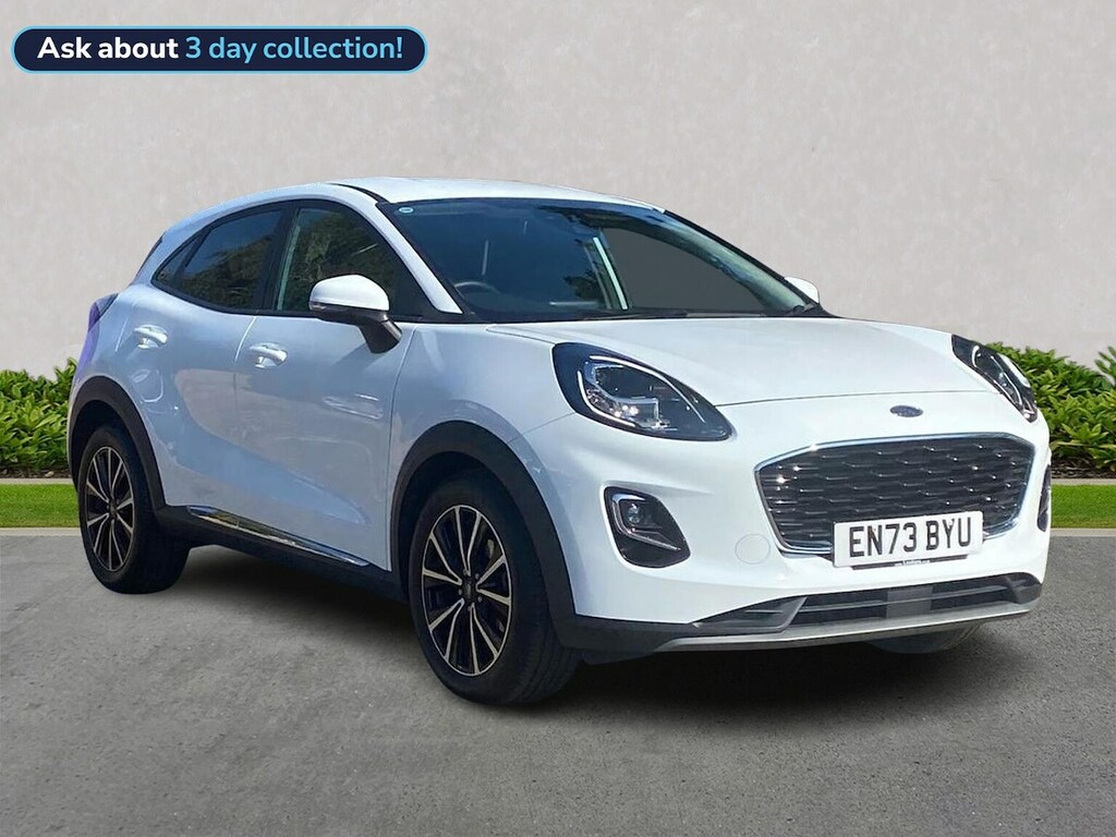 Ford Puma 1.0T Ecoboost Mhev Titanium Suv Hybrid White