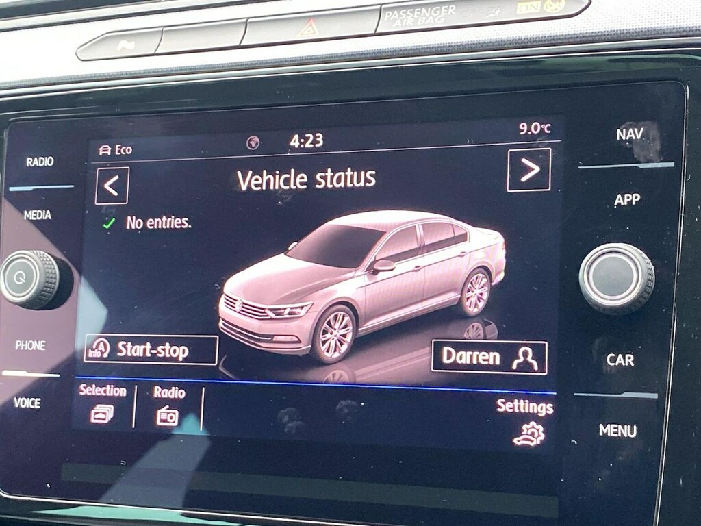 Volkswagen Passat R-line Tdi Dsg White #25