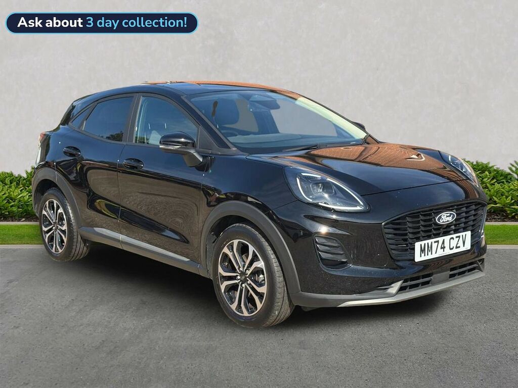 Ford Puma 1.0T Ecoboost Mhev Titanium Suv Hybrid Black