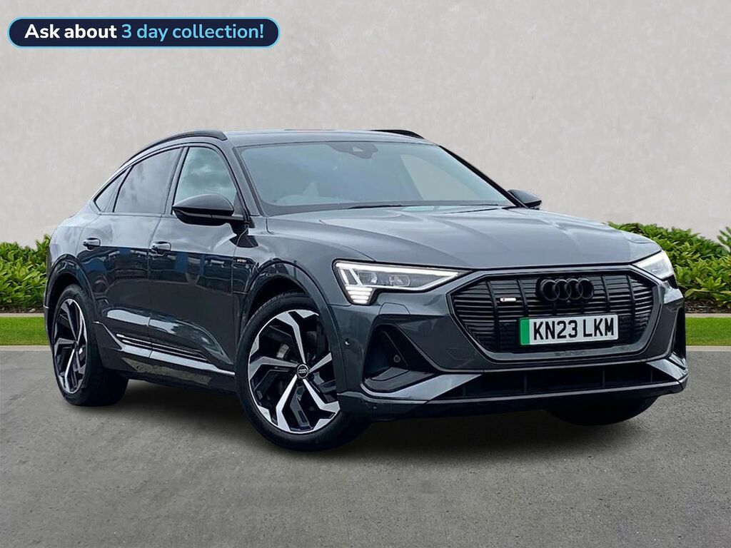 Audi E-tron 55 Black Edition Sportback Quatt Grey