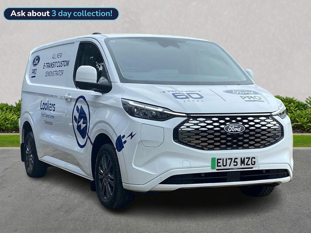 Ford Transit Custom 100Kw 65Kwh H1 Van Limited EU75MZG