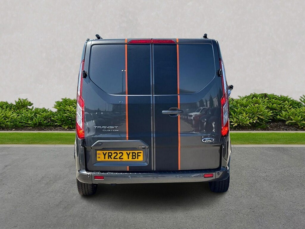 Ford Transit Custom 2.0 320 Ecoblue Sport Crew Van Double Cab Dies YR22YBF Grey #4