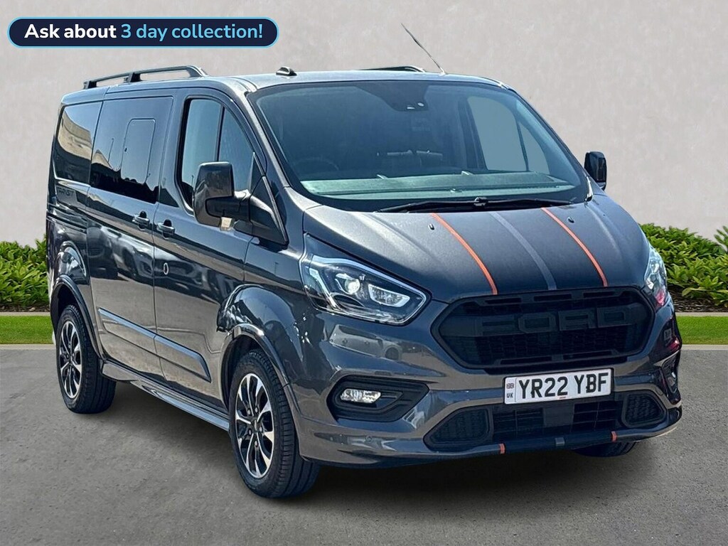 Ford Transit Custom 2.0 320 Ecoblue Sport Crew Van Double Cab Dies Grey