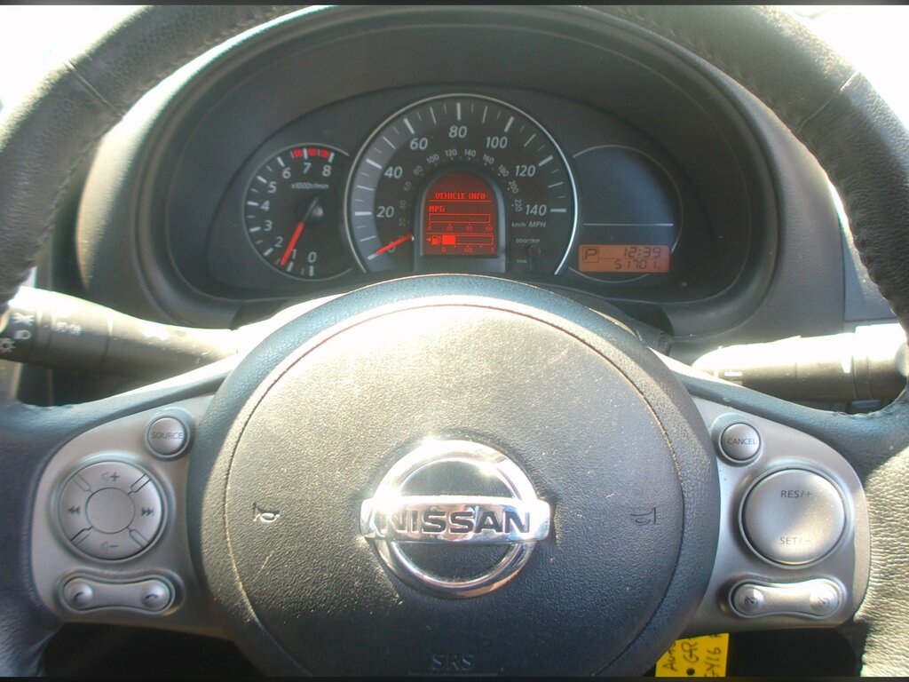 Nissan Micra 1.2 N-tec Cvt Euro 6 Red #11