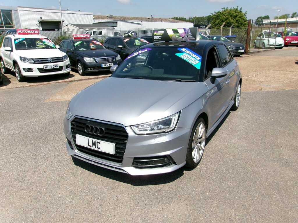 Audi A1 1.4 Tfsi S Line Sportback Euro 6 GX15NKD Silver #2