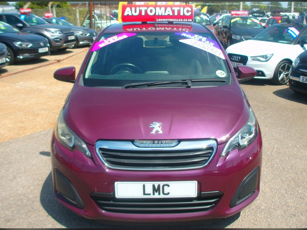 Peugeot 108 1.0 Active Hatchback 2 Tronic Euro 6 6 Purple #2