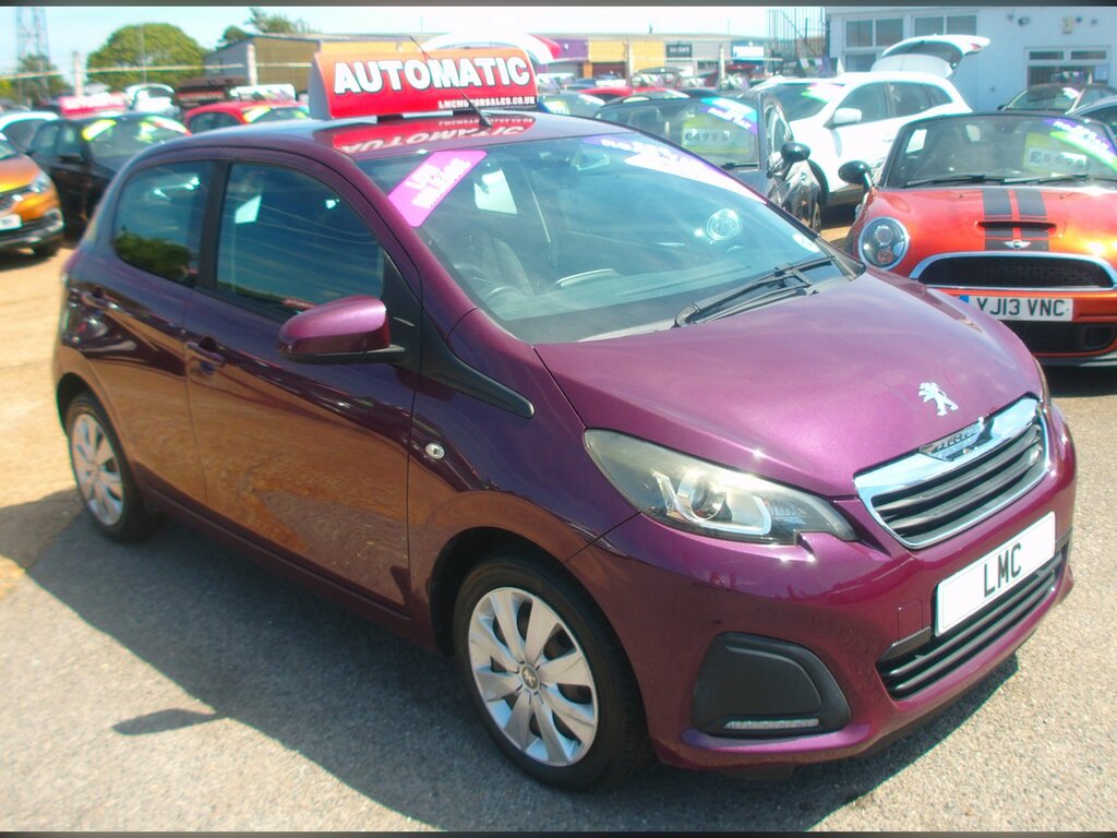 Peugeot 108 1.0 Active Hatchback 2 Tronic Euro 6 6 Purple