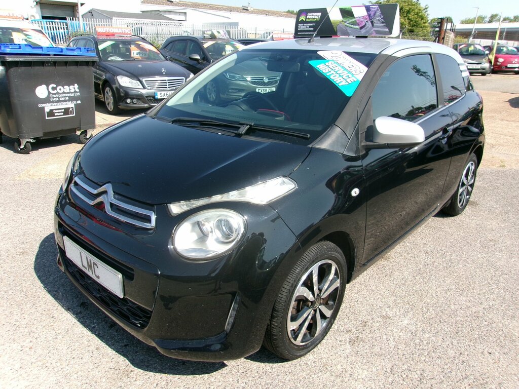 Citroen C1 1.2 Puretech Flair Edition Hatchback Ma PJ67GKC Black #3