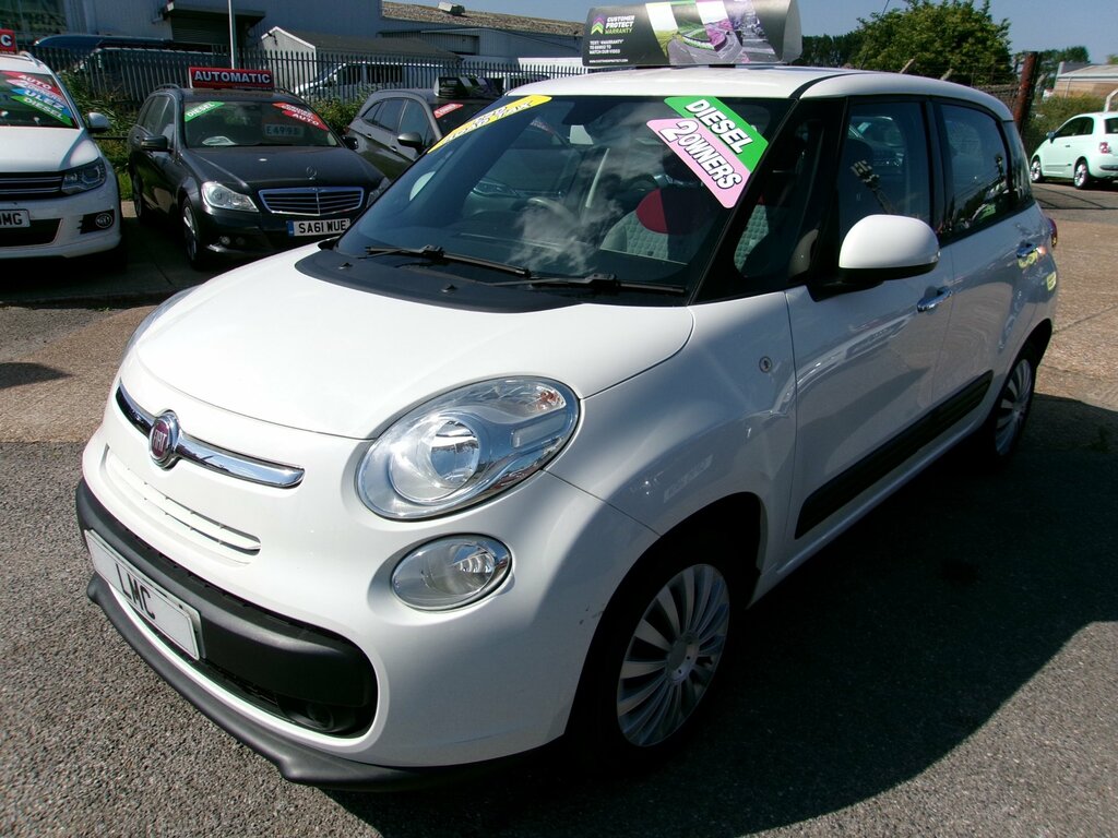 Fiat 500L 1.3 Multijet Easy Mpv Ss 85 White #3