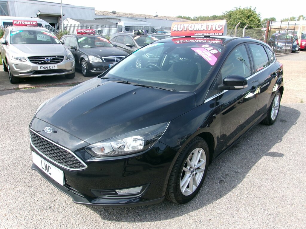 Ford Focus 1.6 Zetec Hatchback Powershif GX65YPL Black #3