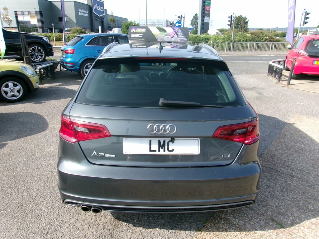 Audi A3 2.0 Tdi S Line Sportback Ss BG14UYO Grey #5
