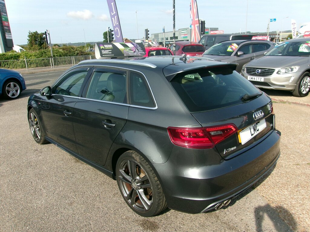 Audi A3 2.0 Tdi S Line Sportback Ss BG14UYO Grey #4