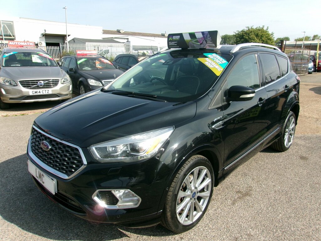 Ford Kuga 2.0 Tdci Vignale Suv Euro 6 Ss GY17KGO Black #3