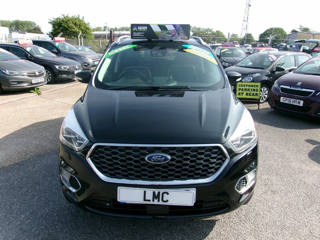 Ford Kuga 2.0 Tdci Vignale Suv Euro 6 Ss GY17KGO Black #2