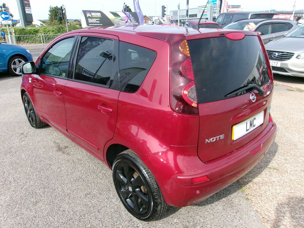 Nissan Note 1.5 Dci N-tec Hatchback 90 Ps Red #4
