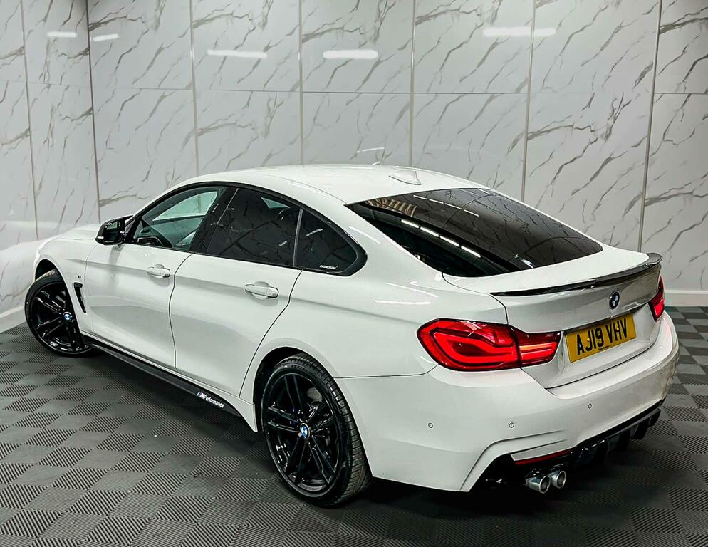 BMW 4 Series Gran Coupe M Sport White #2