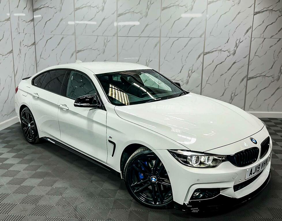 BMW 4 Series Gran Coupe M Sport White #4