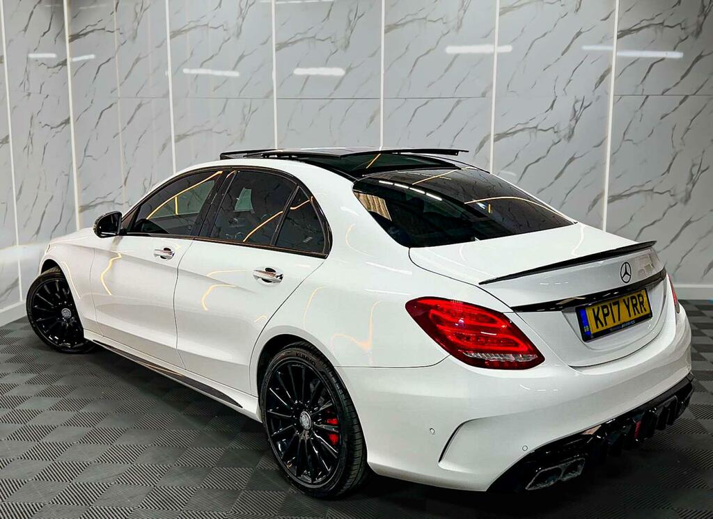Mercedes-Benz C Class Amg Line White #2