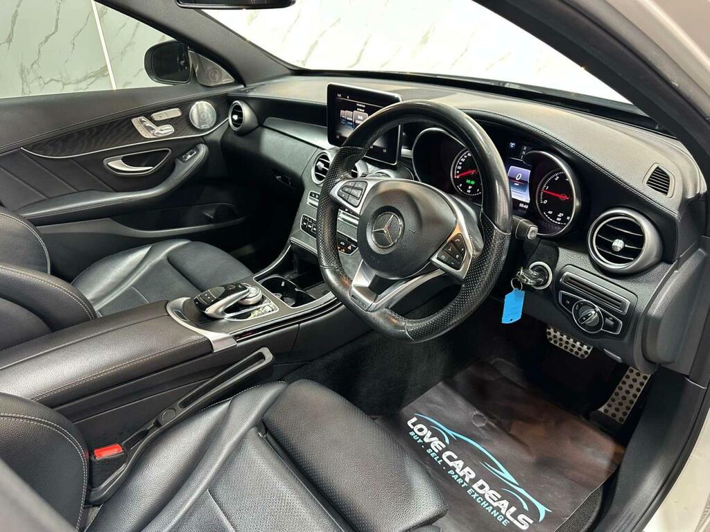 Mercedes-Benz C Class Amg Line White #3