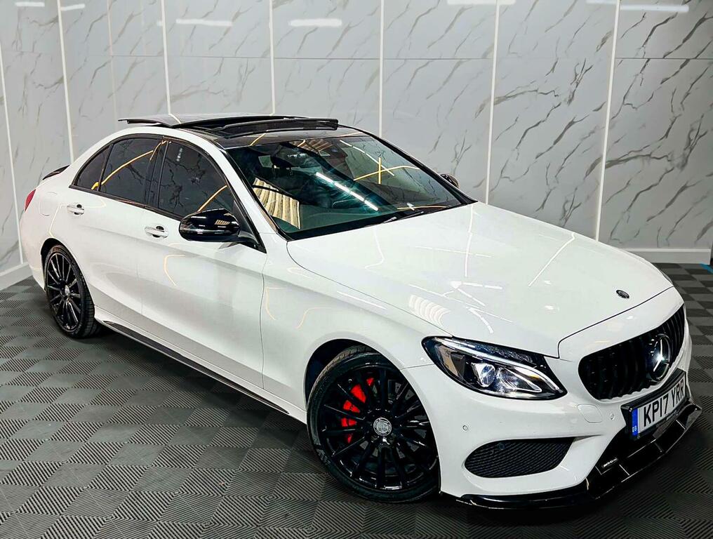Mercedes-Benz C Class Amg Line White #4
