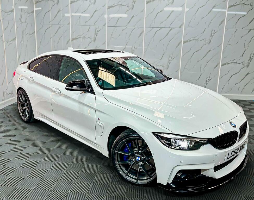 BMW 4 Series Gran Coupe M Sport White #4