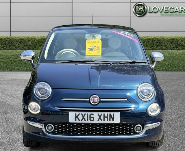 Fiat 500 Lounge Hatchback KX16XHN Blue #5