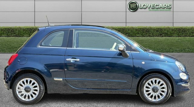 Fiat 500 Lounge Hatchback KX16XHN Blue #6