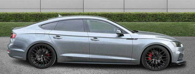 Audi A5 Tdi S Line Sportback GJ67ODX Grey #2