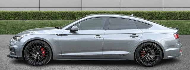 Audi A5 Tdi S Line Sportback GJ67ODX Grey #3