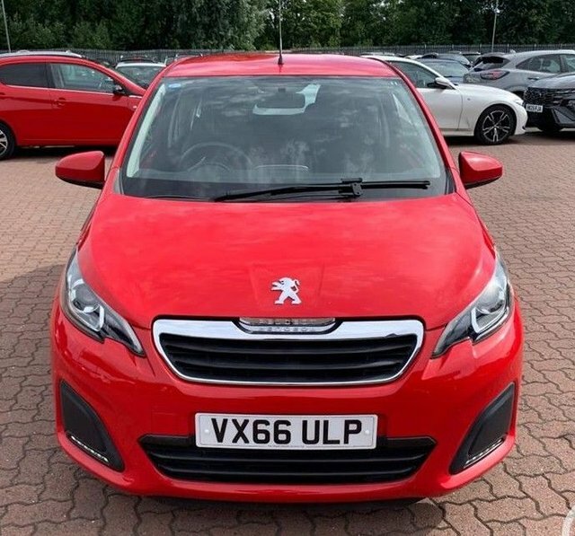 Peugeot 108 1.0 Active Hatchback Euro 6 68 Red #3