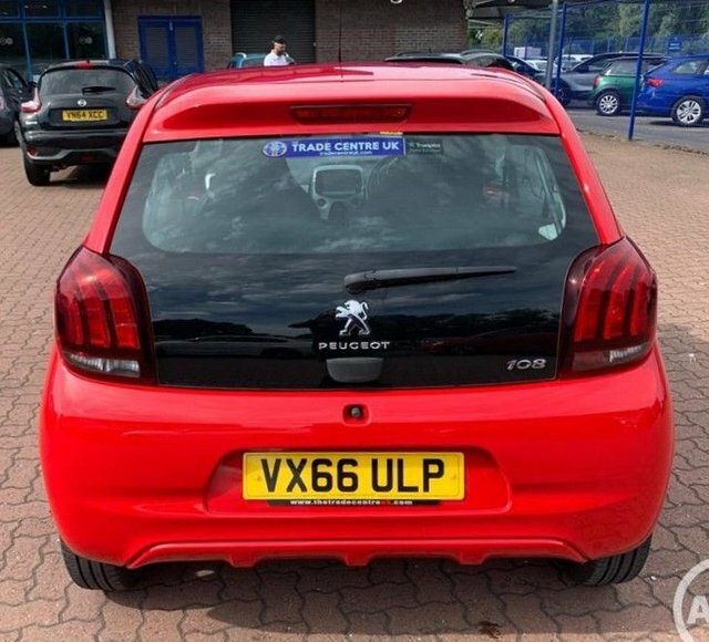 Peugeot 108 1.0 Active Hatchback Euro 6 68 Red #6