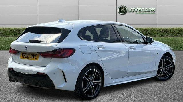 BMW 1 Series 118I M Sport Hatchback YH20DYC White #3