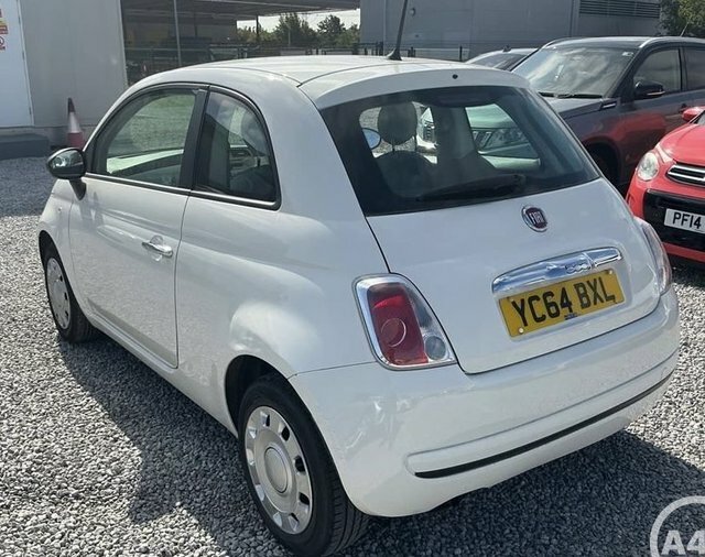 Fiat 500 Pop Hatchback YC64BXL White #2