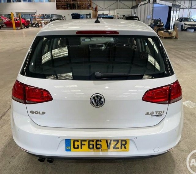 Volkswagen Golf Tdi Bluemotion Tech Match White #6