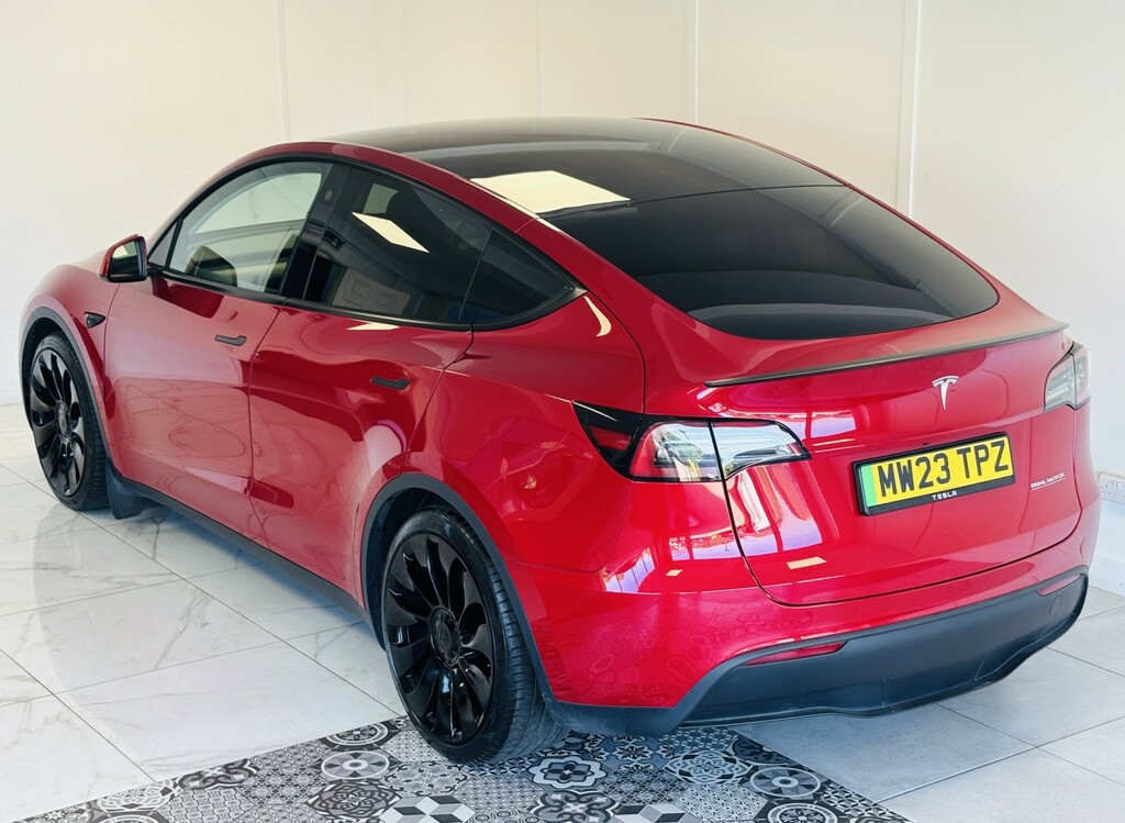 Tesla Model Y Suv Dual Motor Performance 202323 Red