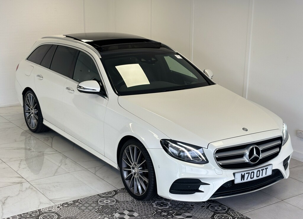 Mercedes-Benz E Class 2.0 E220d Amg Line White