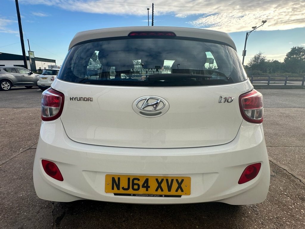 Hyundai I10 1L Se NJ64XVX White #6