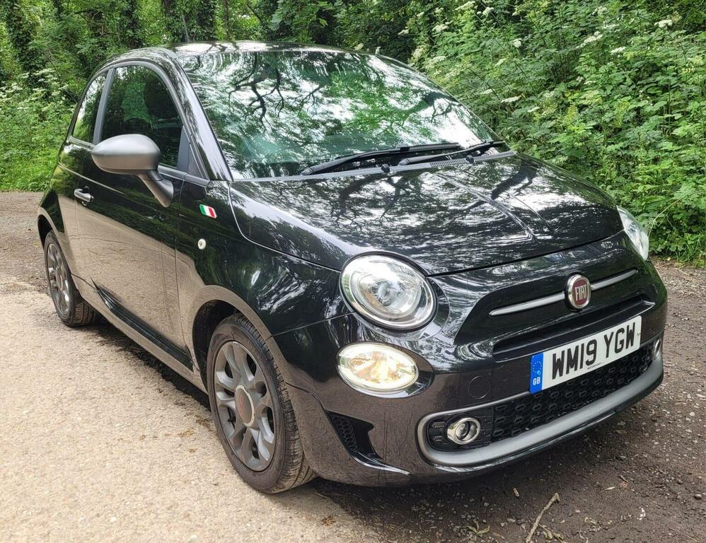 Fiat 500 Hatchback 1.2 S Euro 6 Ss 201919 Black