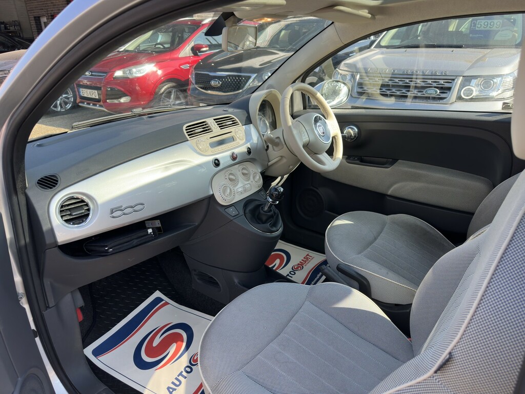 Fiat 500 0.9 Twinair Lounge Hatchback Eur White #12
