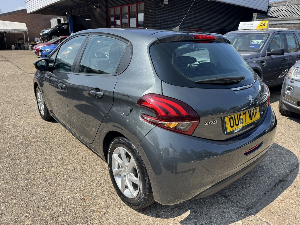 Peugeot 208 1.2 Puretech Active 2017 OU67WKP Grey #6