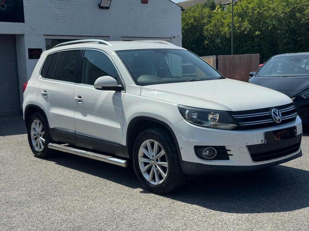 Volkswagen Tiguan 2.0 Tdi Bluemotion Tech Se Suv White #5