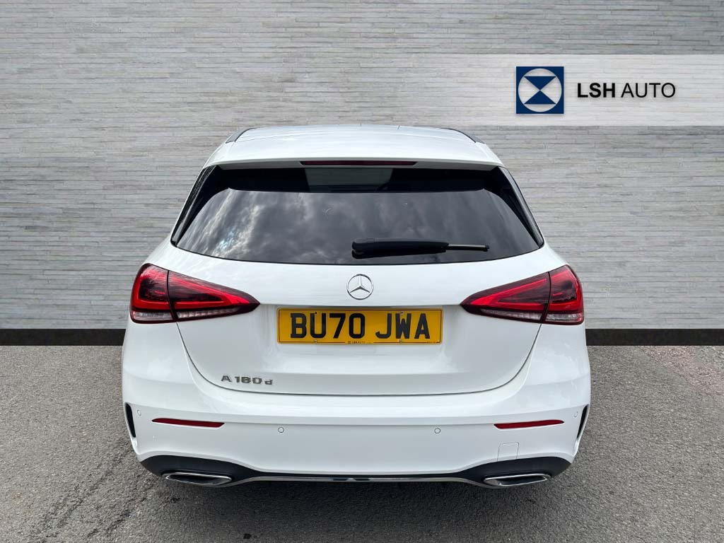 Mercedes-Benz A Class A180d Amg Line Premium Plus BU70JWA White #4