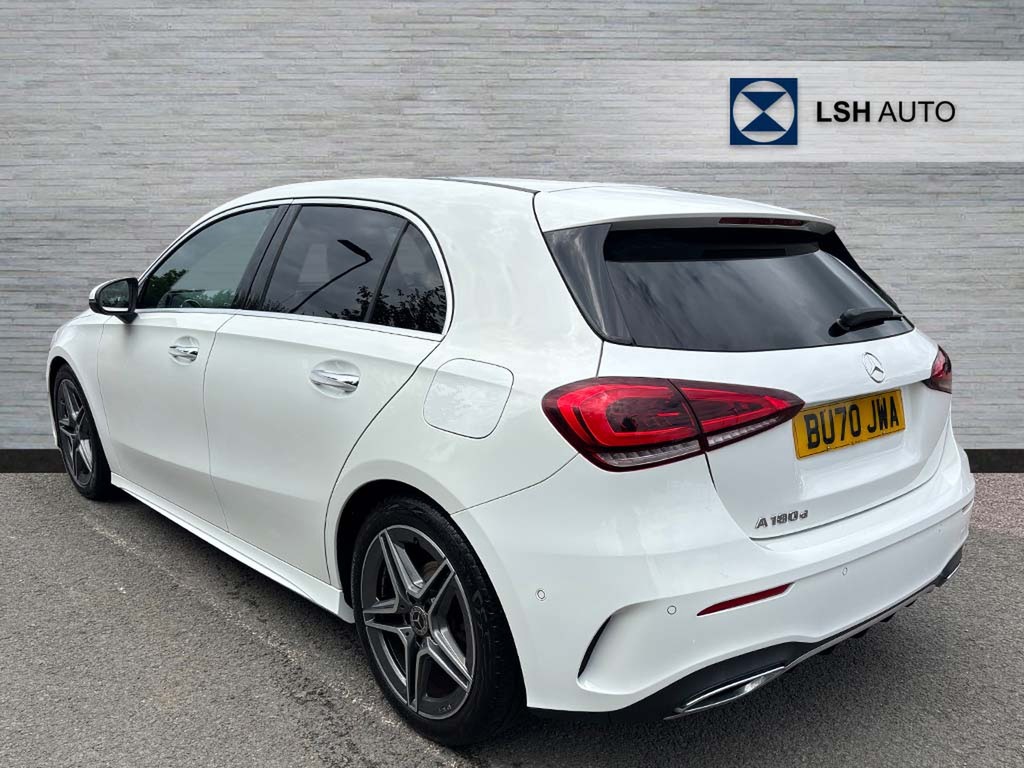 Mercedes-Benz A Class A180d Amg Line Premium Plus BU70JWA White #2