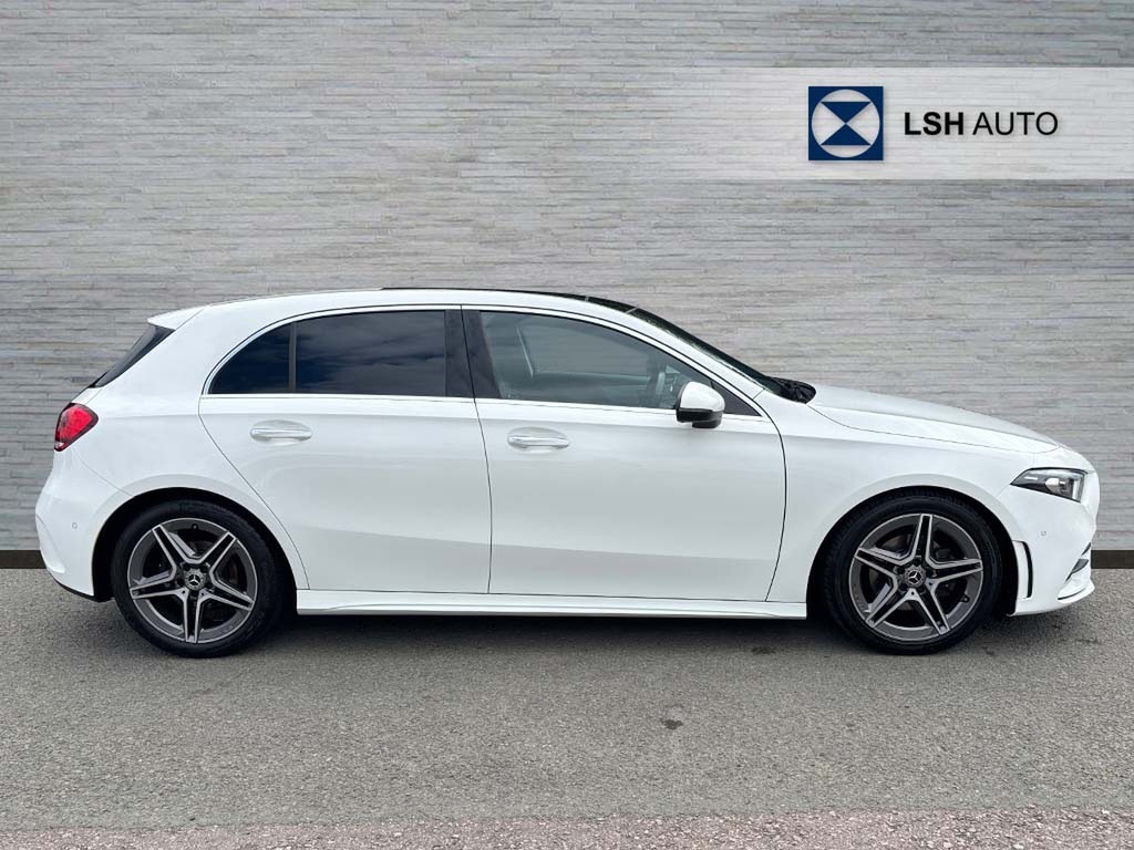 Mercedes-Benz A Class A180d Amg Line Premium Plus BU70JWA White #3